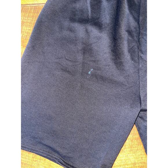 Team Rated Chicago Bulls 1992 Black Vintage Cotton Shorts Logo Elastic Waist - Picture 7 of 7